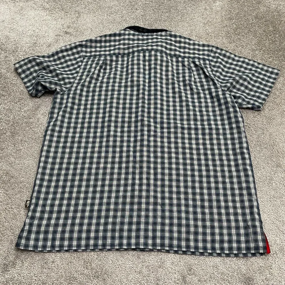 The North Face Plaid Shirt Mens XL Multicolor Short Sleeve Casual Outdoor Top